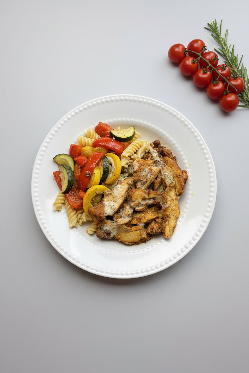 Cajun Chicken & Roasted Vegetable Meal