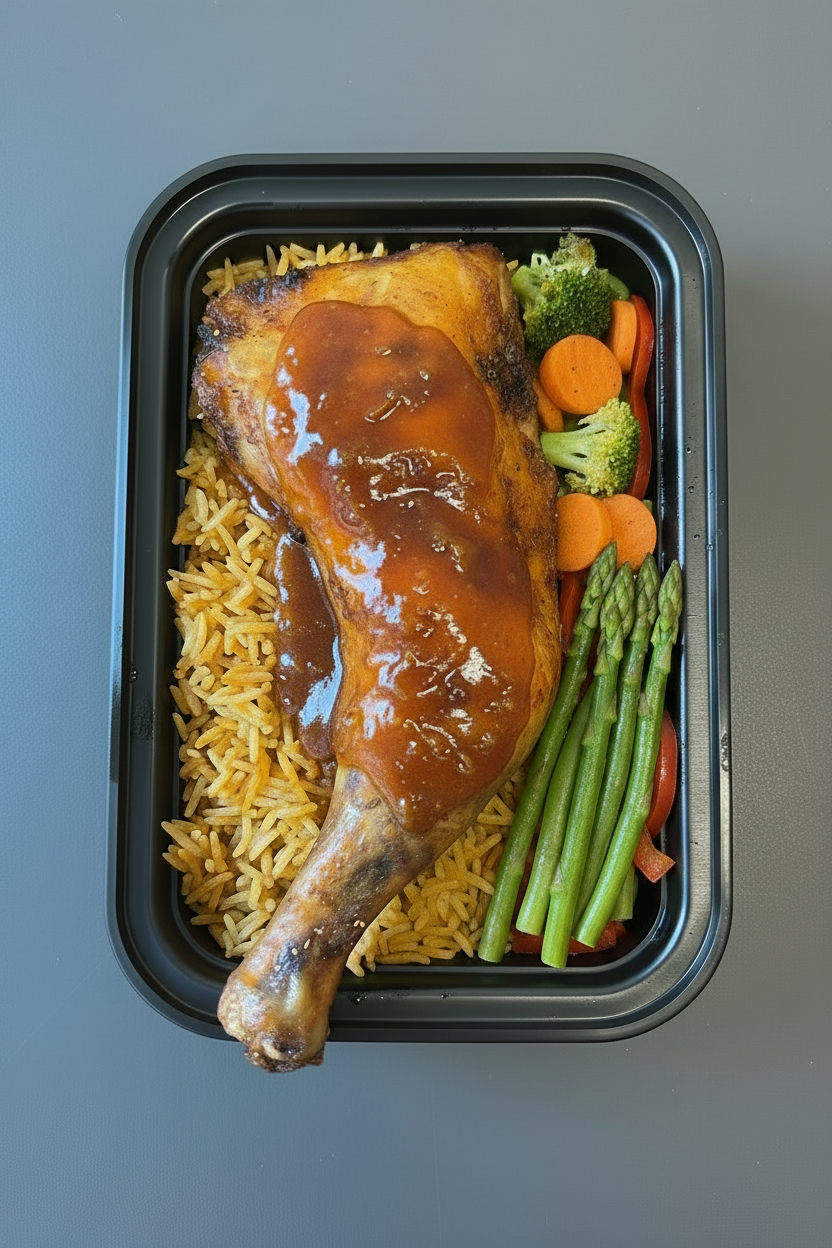 Honey Garlic Chicken Performance Plate