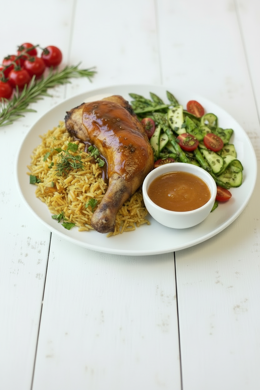 Honey Garlic Chicken Performance Plate