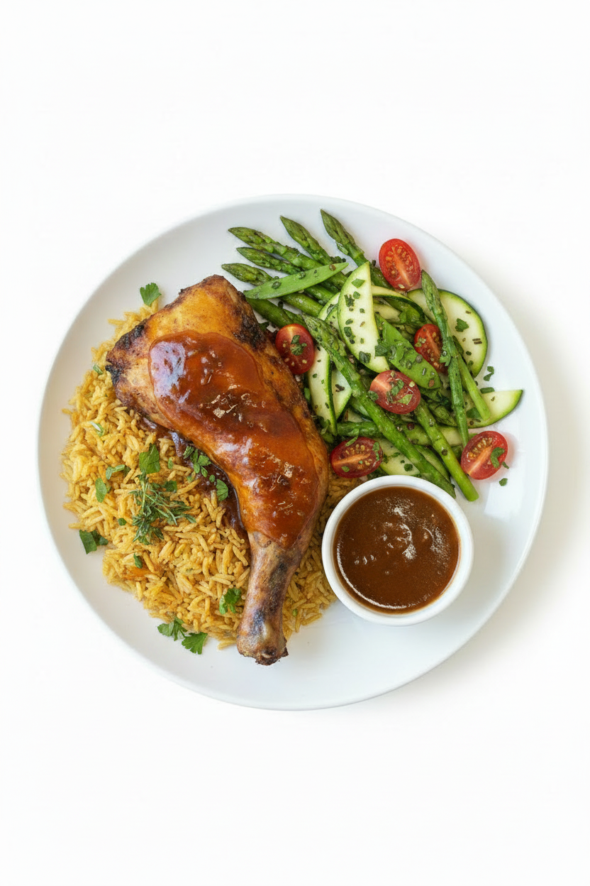 Honey Garlic Chicken Performance Plate