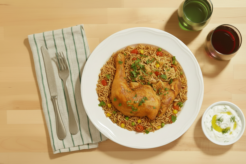 Garlic Chicken Performance Plate