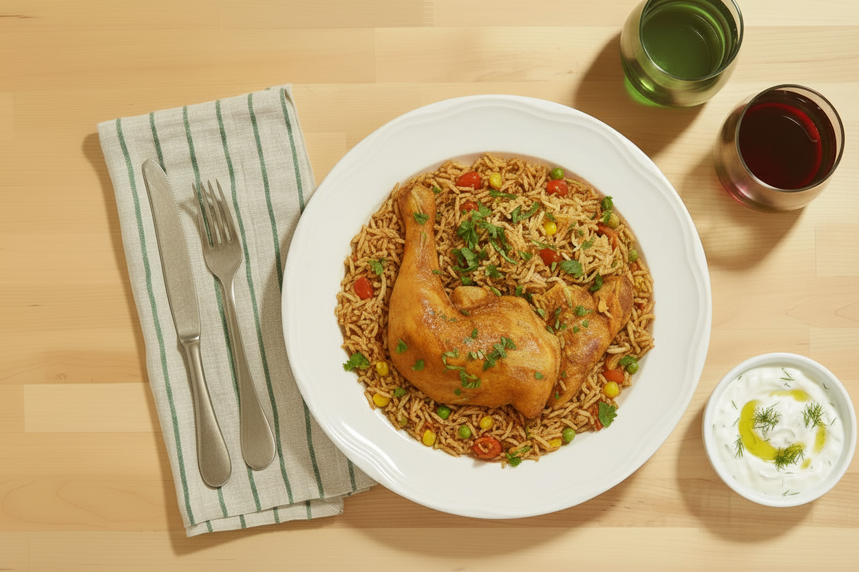 Garlic Chicken Performance Plate